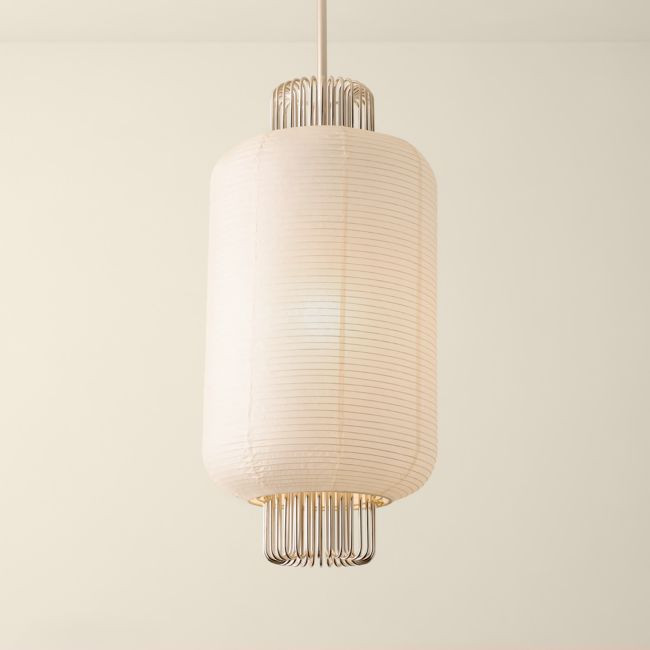 Nagara Rice Paper Pendant Light by Kravitz Design | CB2