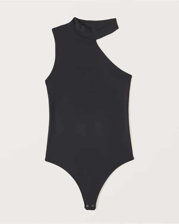 Seamless Asymmetrical Cutout Bodysuit | Abercrombie & Fitch (US)