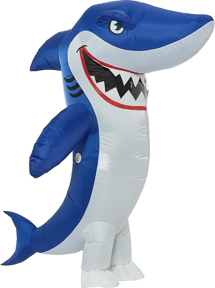 One Casa Inflatable Costume Full Body Shark Air Blow up Funny Party Halloween Costume for Adult | Amazon (US)