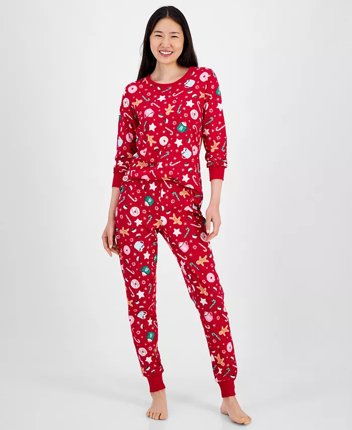Matching Women's Sweets Printed Pajamas Set, Created for Macy's | Macy's