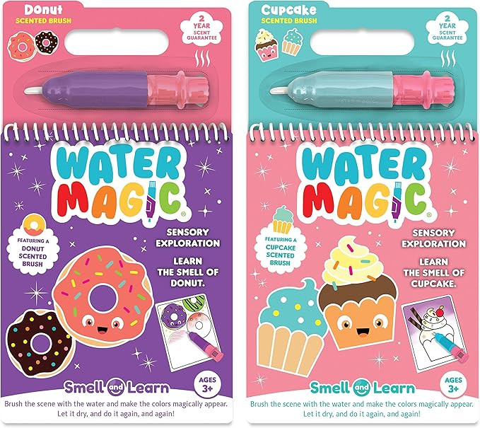 Amazon.com: Water Magic (2Pack - Cupcake and Donut) - Scented Reusable Water Reveal Activity Pads... | Amazon (US)