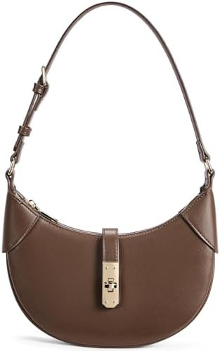 BOSTANTEN Shoulder Bags for Women Small Crescent Moon Underarm Purse Trendy Vegan Leather Handbag | Amazon (US)