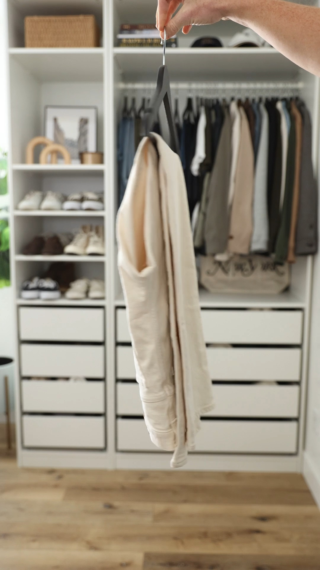 A simple monochromatic outfit to wear your white pants all fall and winter long!

#LTKMens