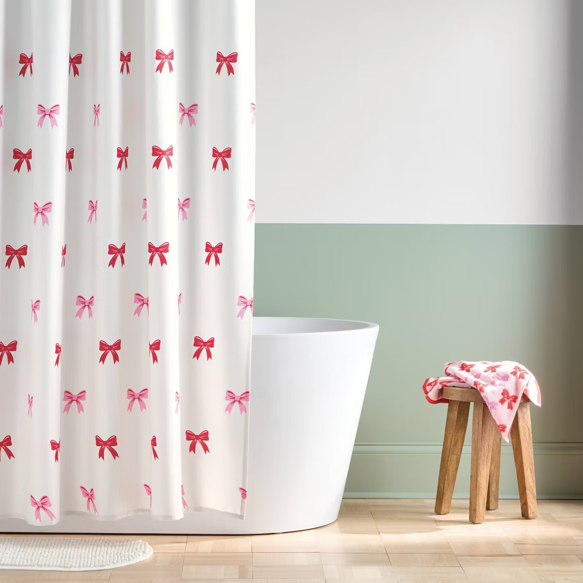 2pk Valentine's Day Bows Hand Towel Set - Room Essentials™ | Target