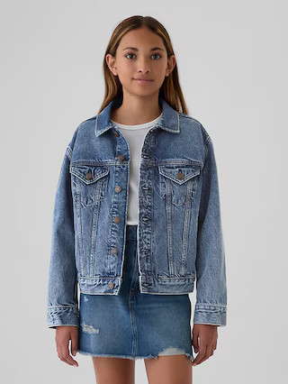 Kids Organic Cotton Icon Denim Jacket | Gap (US)