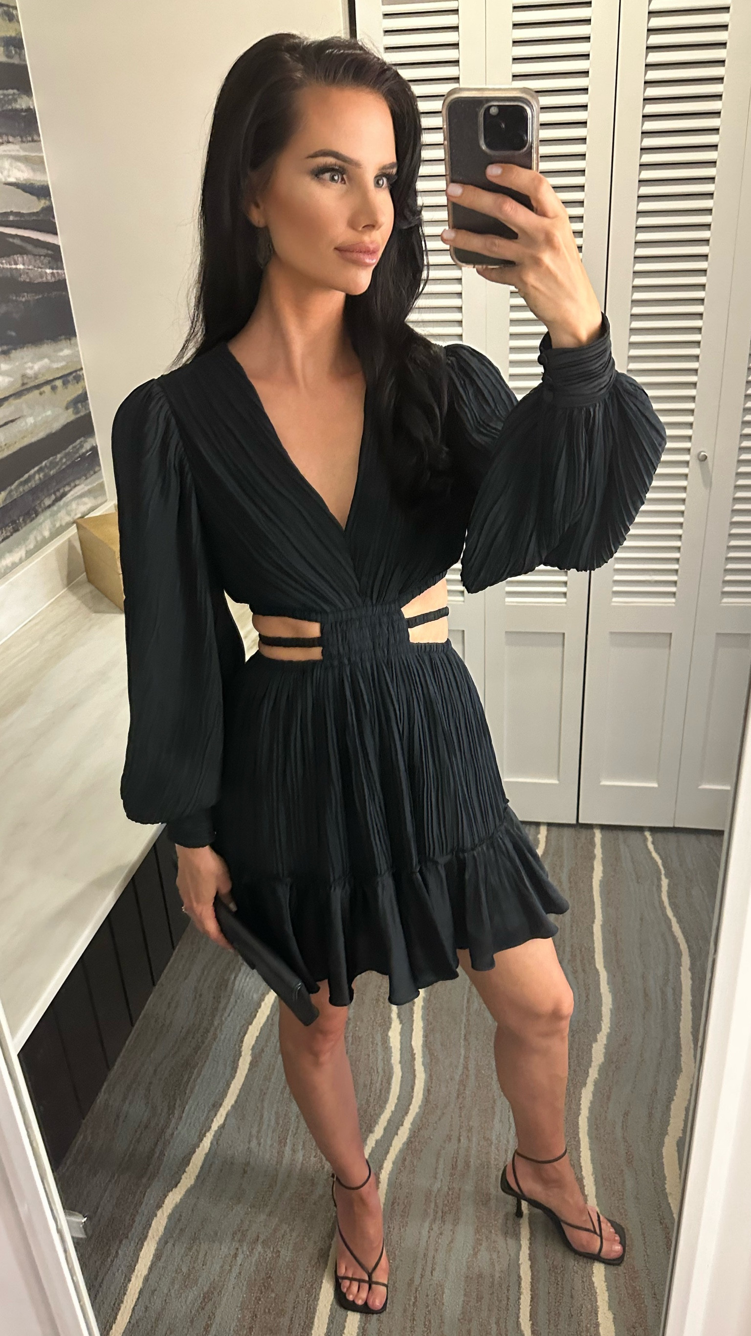 Great vacation dress and heels! Perfect for a dinner/date night. I’m wearing size XS in the dress. 

Vacation dress. Vacation outfit. Little black dress. Black mini dress. Cutout dress. Black heels. 

#LTKstyletip #LTKtravel #LTKshoecrush