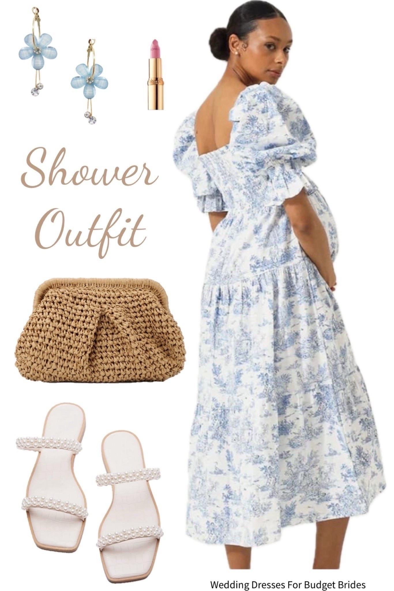 Darling shower outfit idea for the pregnant bride to be. Find everything on Amazon!

#LTKWedding #LTKBump #LTKBaby