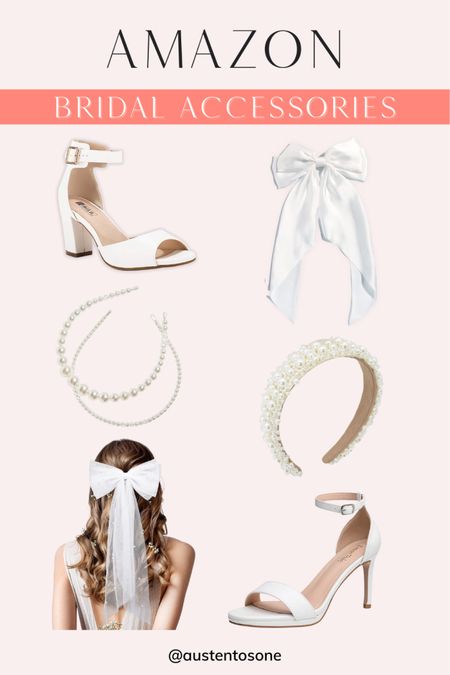 Bridal accessories from Amazon! Whether you want hair bows or white heels you can find so many affordable bridal accessories  

#LTKunder50 #LTKunder100 #LTKwedding