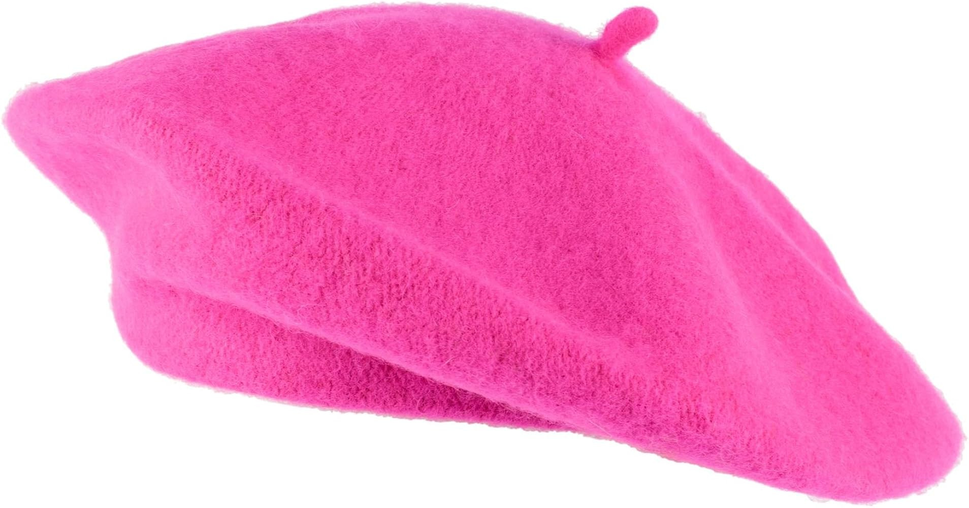 Hat To Socks Wool Blend French Beret for Men and Women in Plain Colours | Amazon (US)