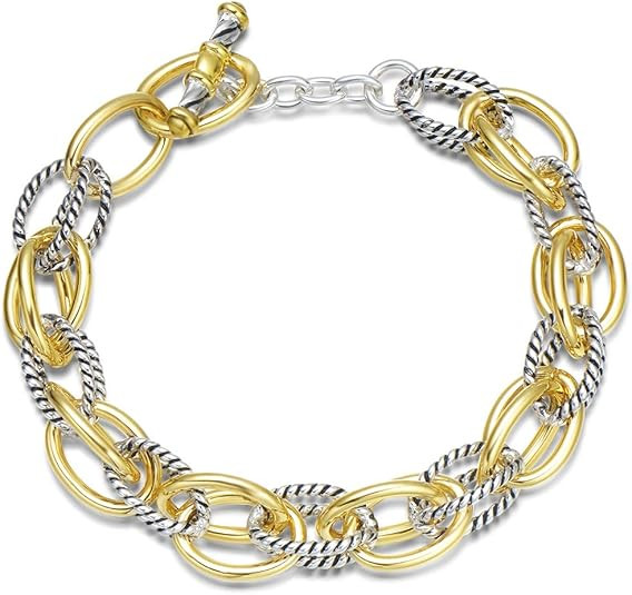 UNY Bracelet Designer Brand Inspired Antique Women Jewelry Cable Wire Vintage Valentine | Amazon (US)