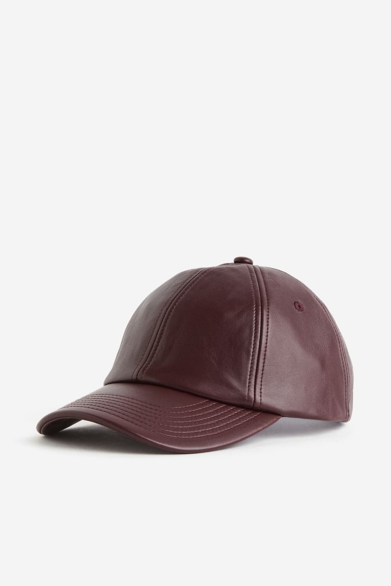Leather cap | H&M (UK, MY, IN, SG, PH, TW, HK)