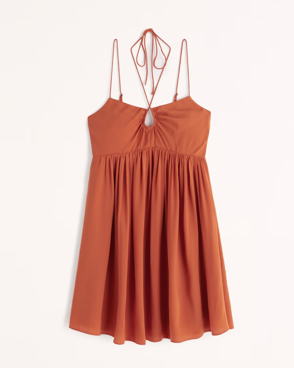 Strappy Flirty Mini Dress | Abercrombie & Fitch (US)