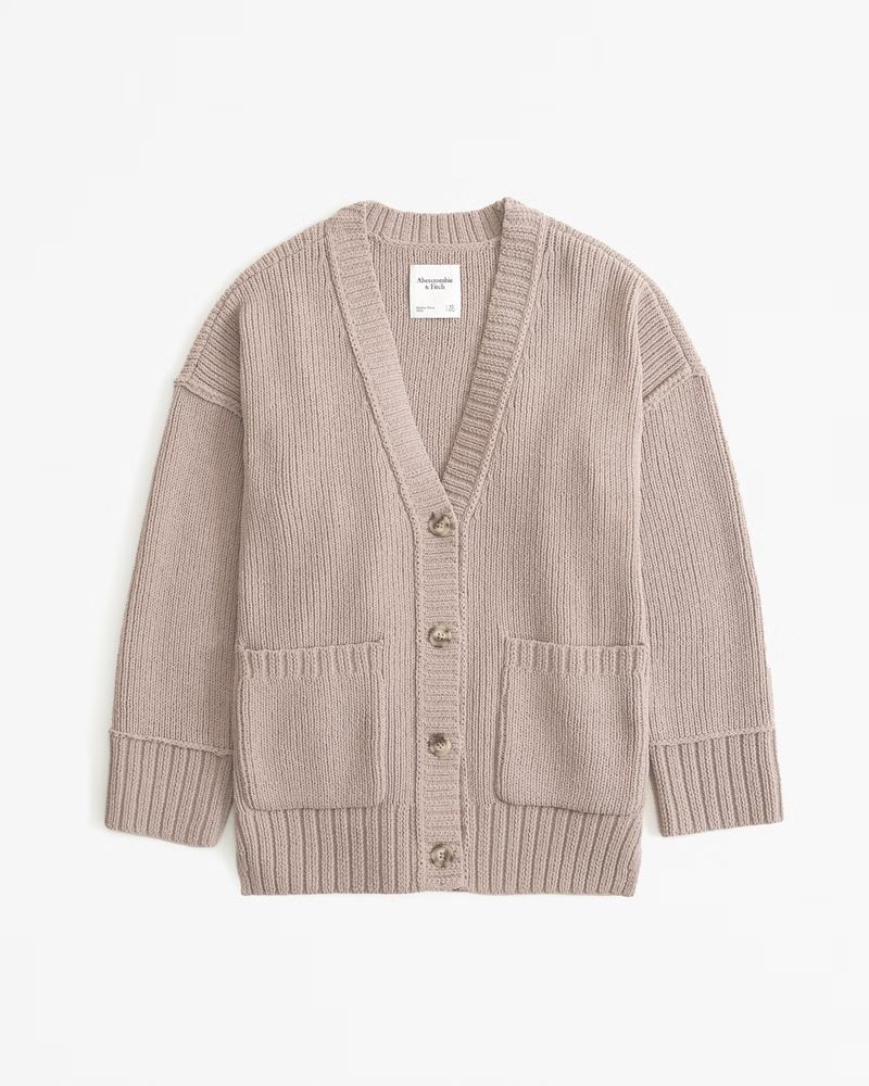 Women's Long-Length Chenille Cardigan | Women's Tops | Abercrombie.com | Abercrombie & Fitch (US)