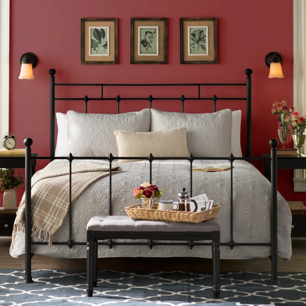 Gehlert Low Profile Four Poster Bed | Wayfair North America
