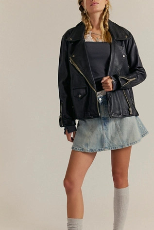 We The Free Jealousy Leather Moto Jacket | Free People (Global - UK&FR Excluded)