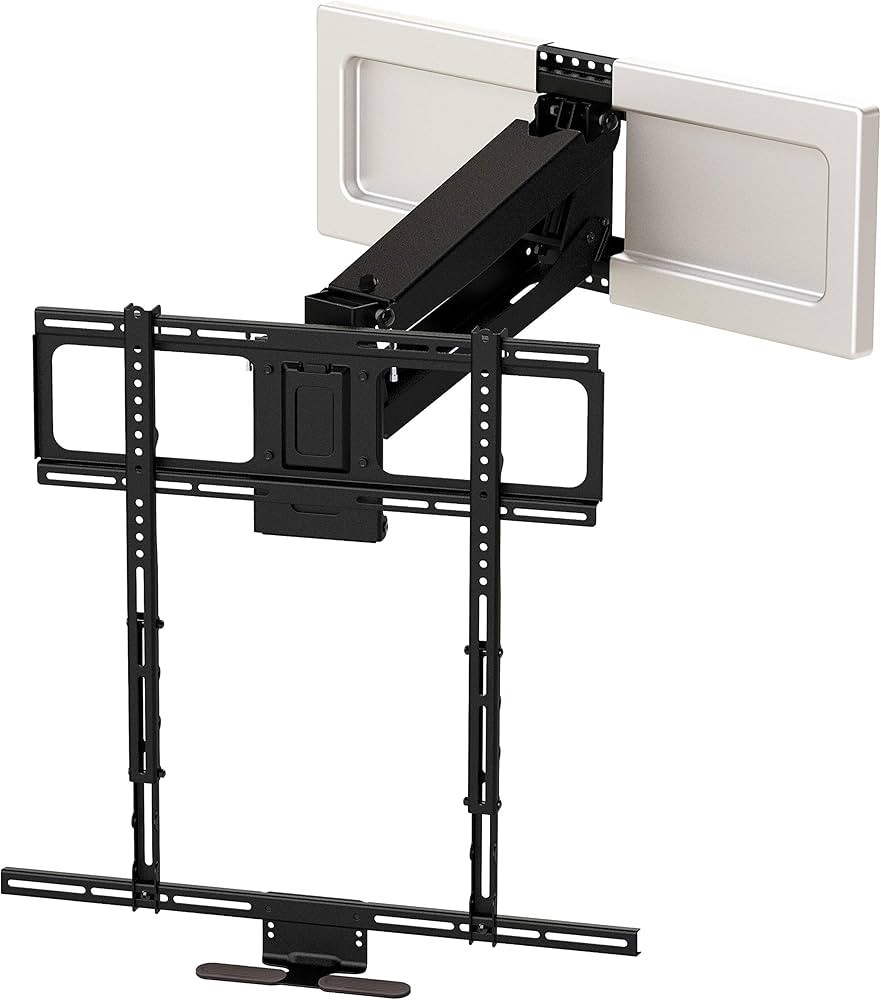 MantelMount MM540 - Above Fireplace Pull Down TV Mount for 40" to 80" Screen TVs to 90 lbs, with ... | Amazon (US)