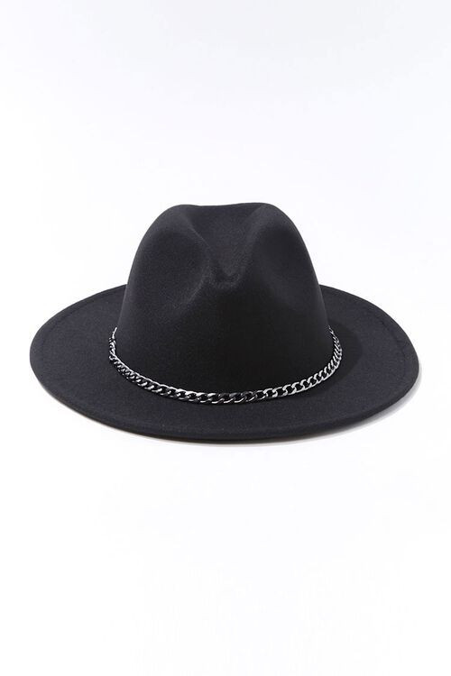Curb Chain Felt Fedora | Forever 21 (US)
