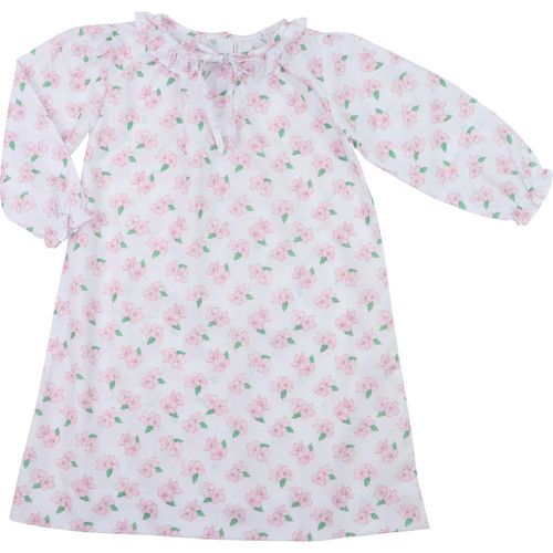 Pink Magnolia Print Nightgown | Cecil and Lou
