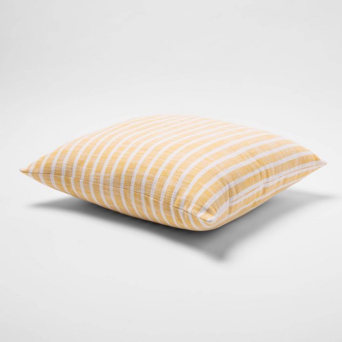 Woven Stripe Square Pillow - Threshold™ | Target
