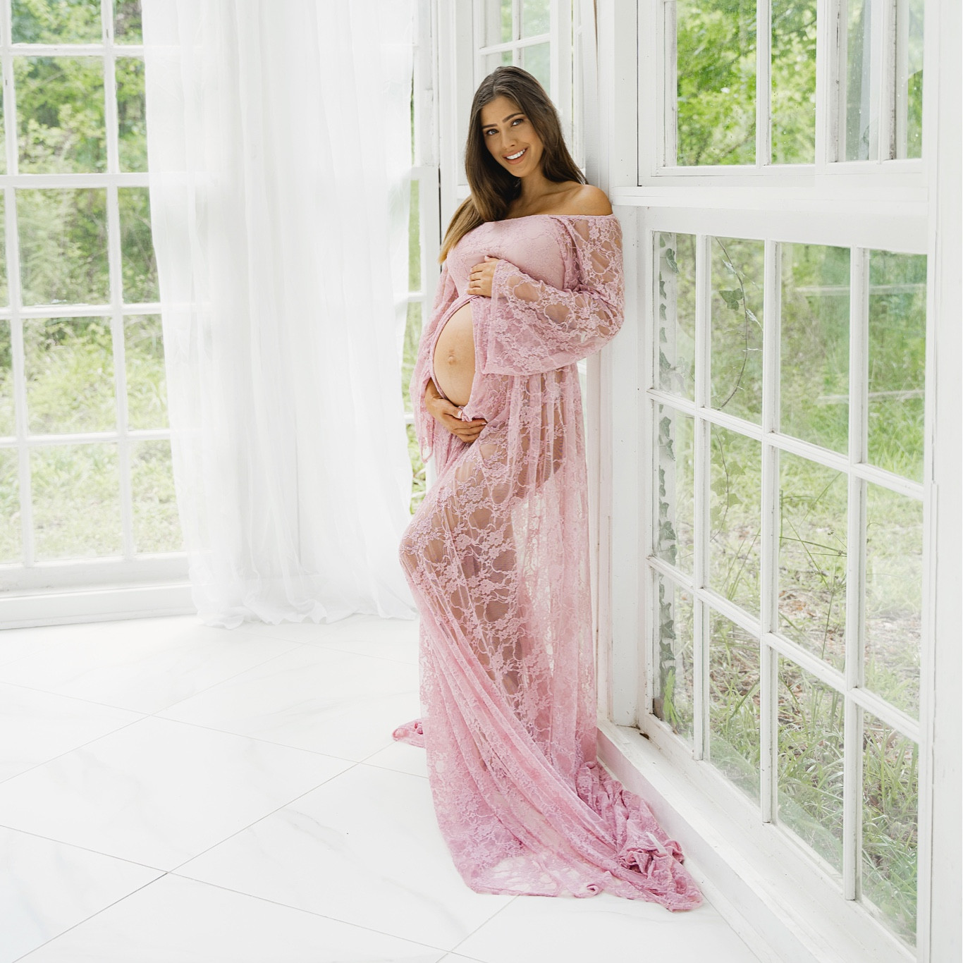 Maternity Dress 💗💫 #ltkmaternity #ltkbump 