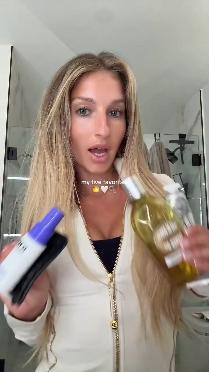 my five favorites from feb 🍯🤍🫧

@k18hair @loccitane @versed 

 #skincare #haircare #bodycare #favorites #beautyessentials