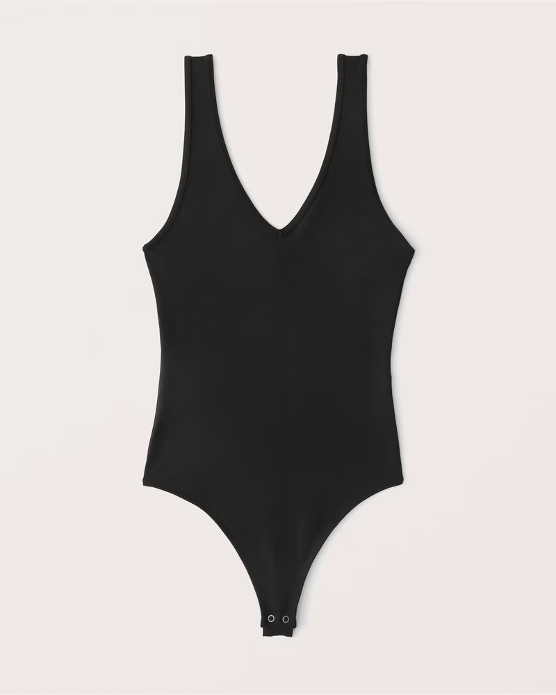 Seamless V-Neck Bodysuit | Abercrombie & Fitch (US)