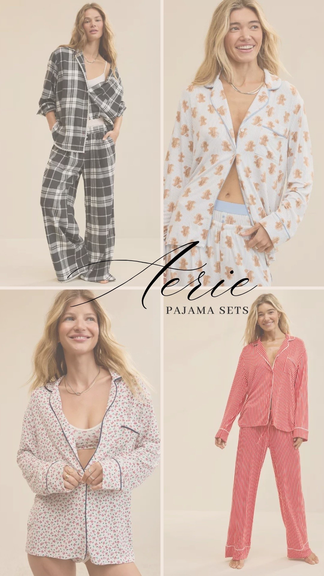 Aerie has such cute and cozy pajama sets - and new prints that would be perfect for the holidays! 

#LTKHoliday #LTKSeasonal #LTKMidsize
