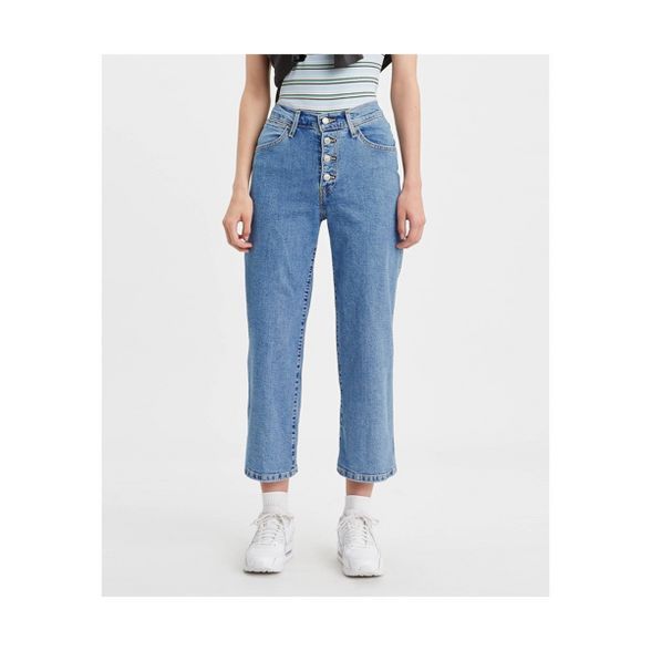 Levi's® Women's Ultra-High Rise Wide Leg Cropped Jeans | Target