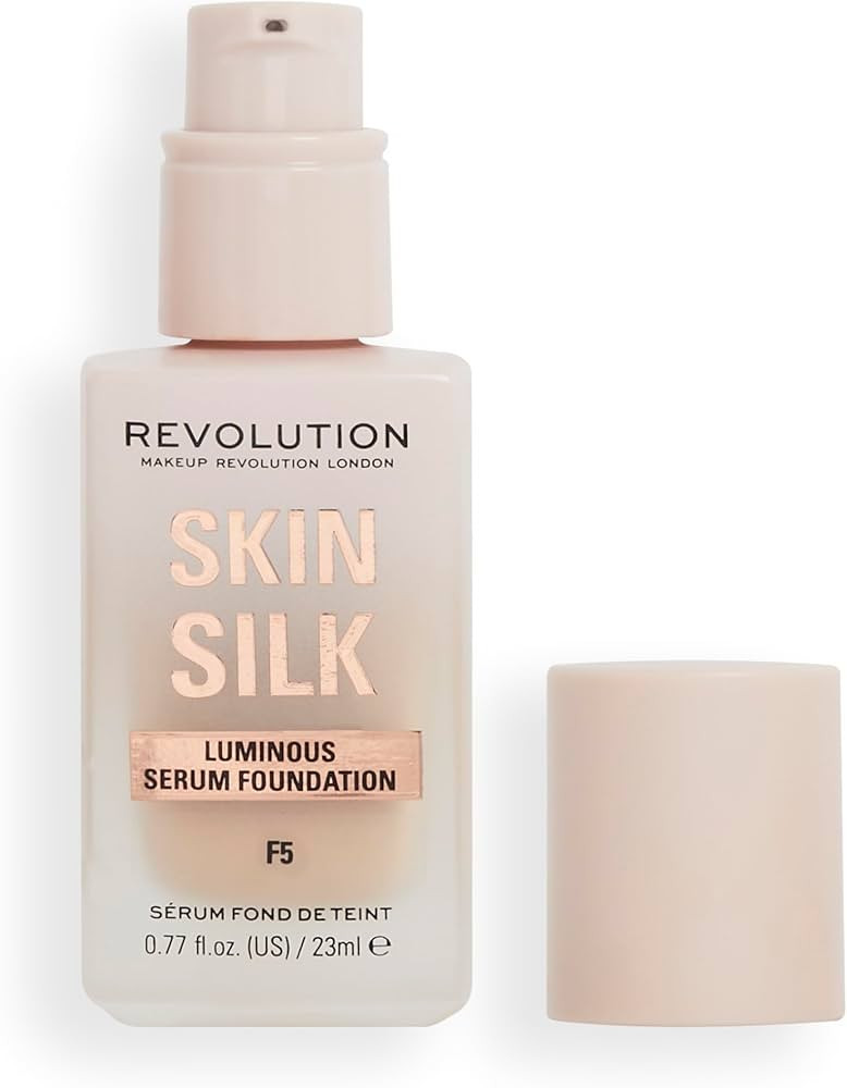 Revolution Beauty London, Skin Silk Serum Foundation, Light to Medium Coverage, Lightweight & Rad... | Amazon (US)