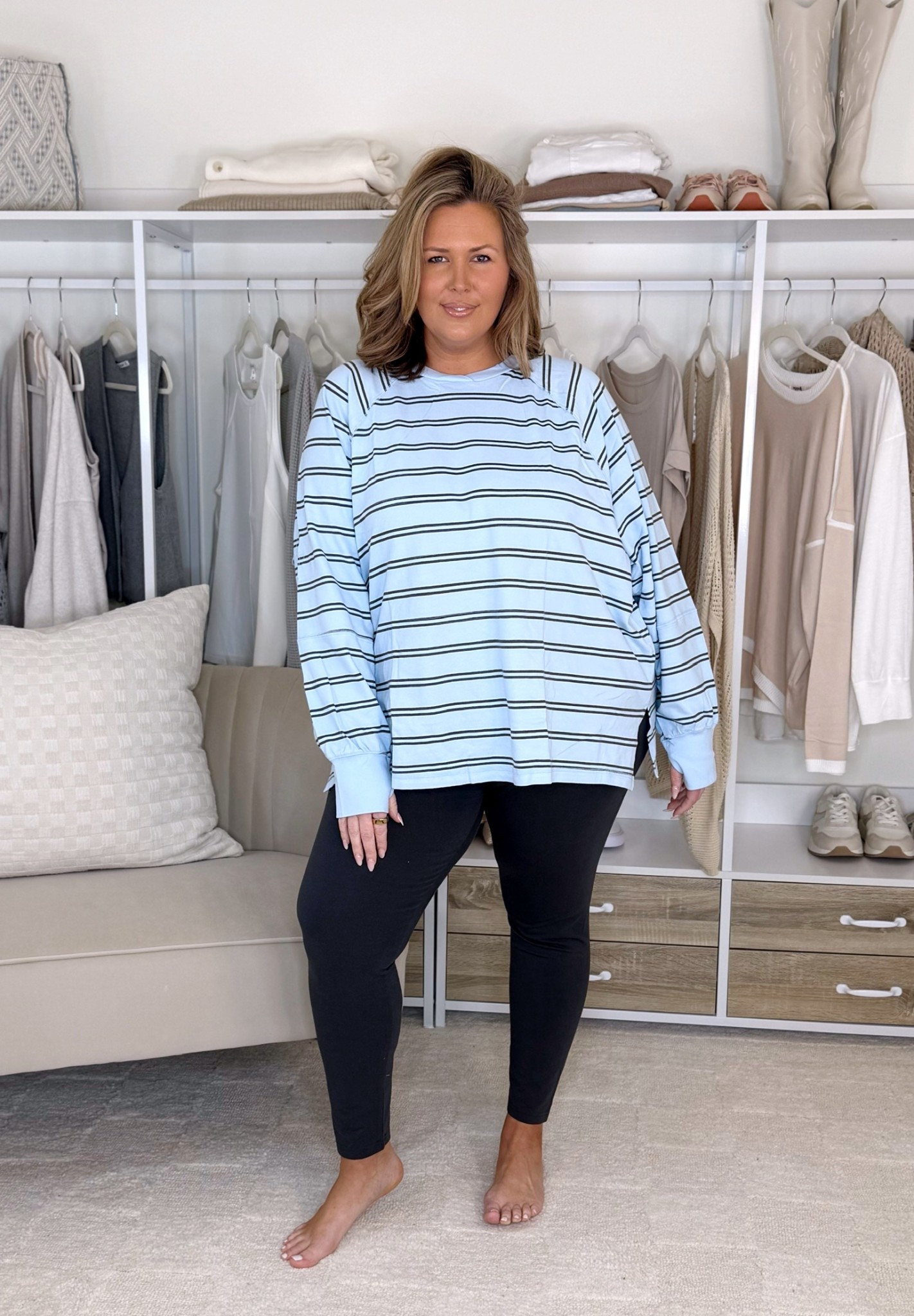 Wearing a 2X in the Torrid long sleeve top! Everything else is a XXL and runs true to size!

Plus size fashion, everyday outfit ideas, comfy causal, aerie haul, midsize fashion, affordable fashion, mom style, ootd

#LTKMidsize #LTKPlusSize #LTKOver40