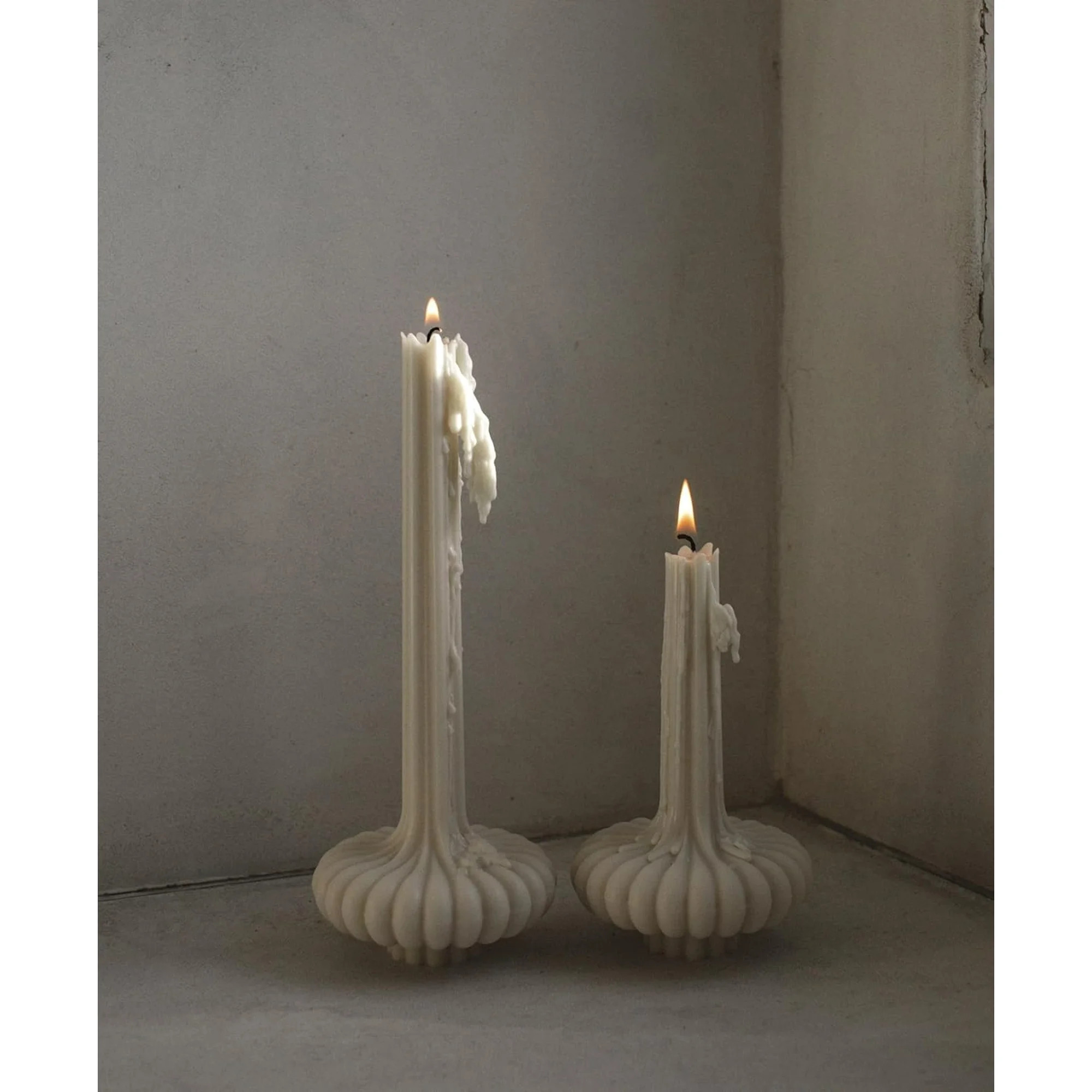 LAWA Set of 2 Pumpkin Base Candle - Beautiful Handmade Pillar Unscented Soy Wax Elegant Aesthetic... | Walmart (US)