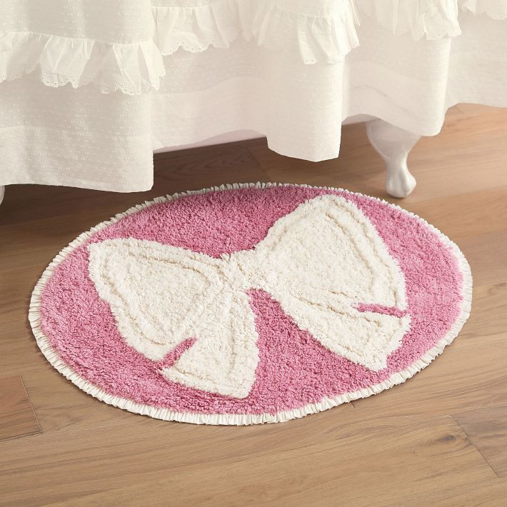 LoveShackFancy Bow Bath Mat | Pottery Barn Teen