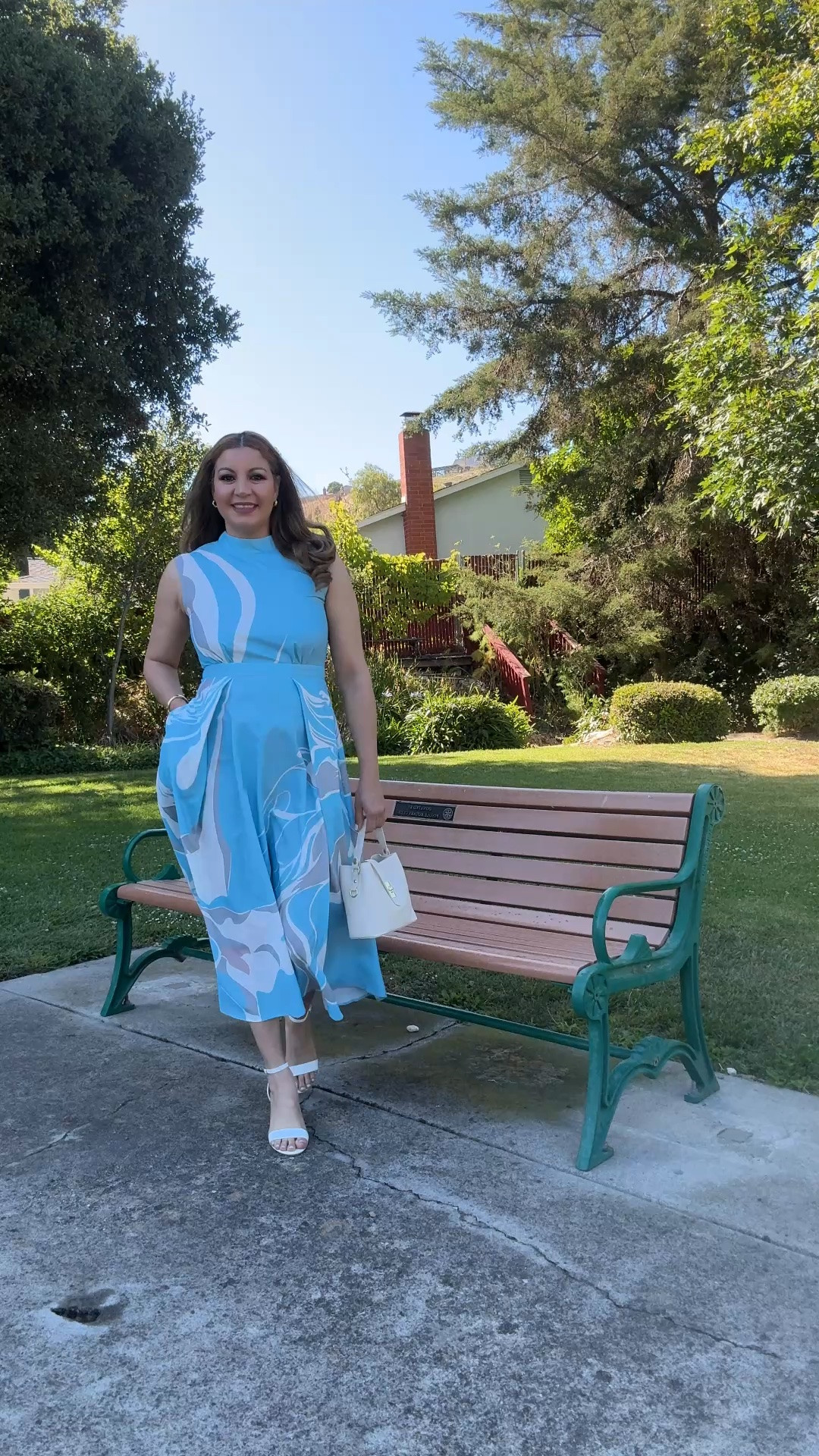 Elegant Abstract Printing Stand Collar Midi Dress.
Size::M

#LTKSeasonal #LTKSaleAlert #LTKMidsize