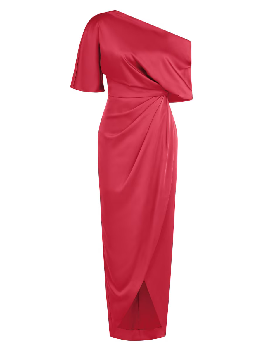 THEIA Rayna One-Shoulder Gown | Saks Fifth Avenue