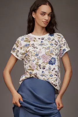The Caitlin Boxy Tee by Maeve | Anthropologie (US)
