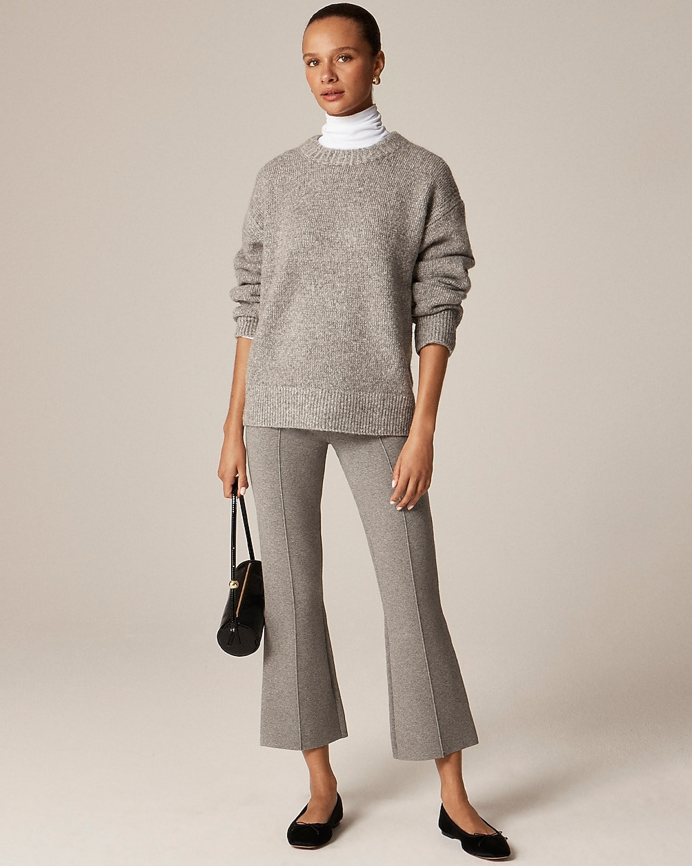 Petite new Delaney kickout sweater pant | J. Crew US