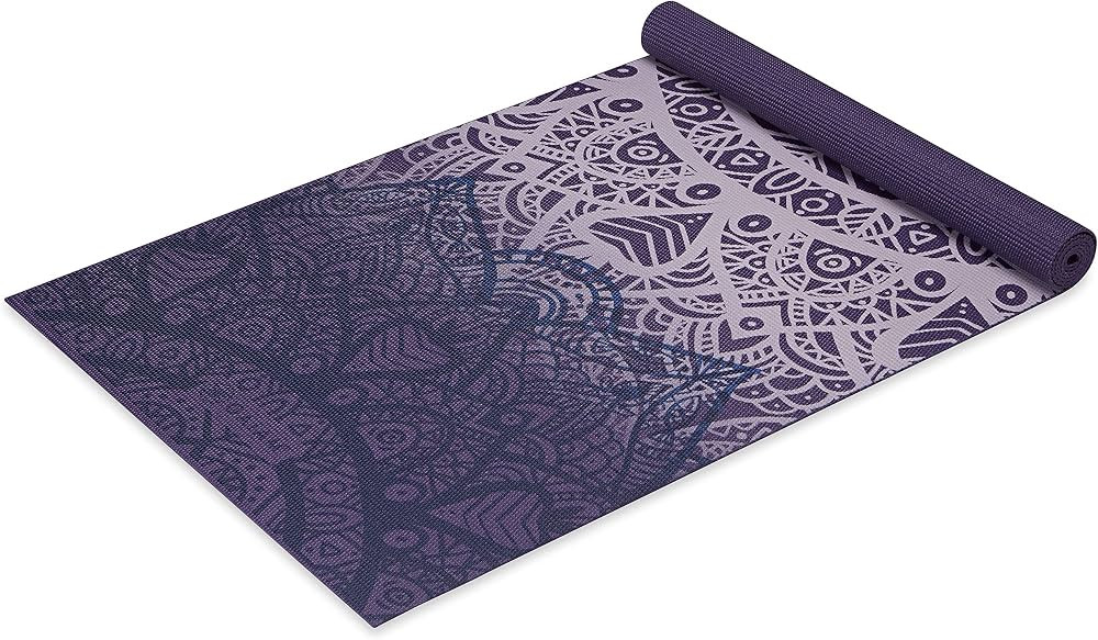 Gaiam Print Yoga Mat, Non Slip Exercise & Fitness Mat for All Types of Yoga, Pilates & Floor Exer... | Amazon (US)