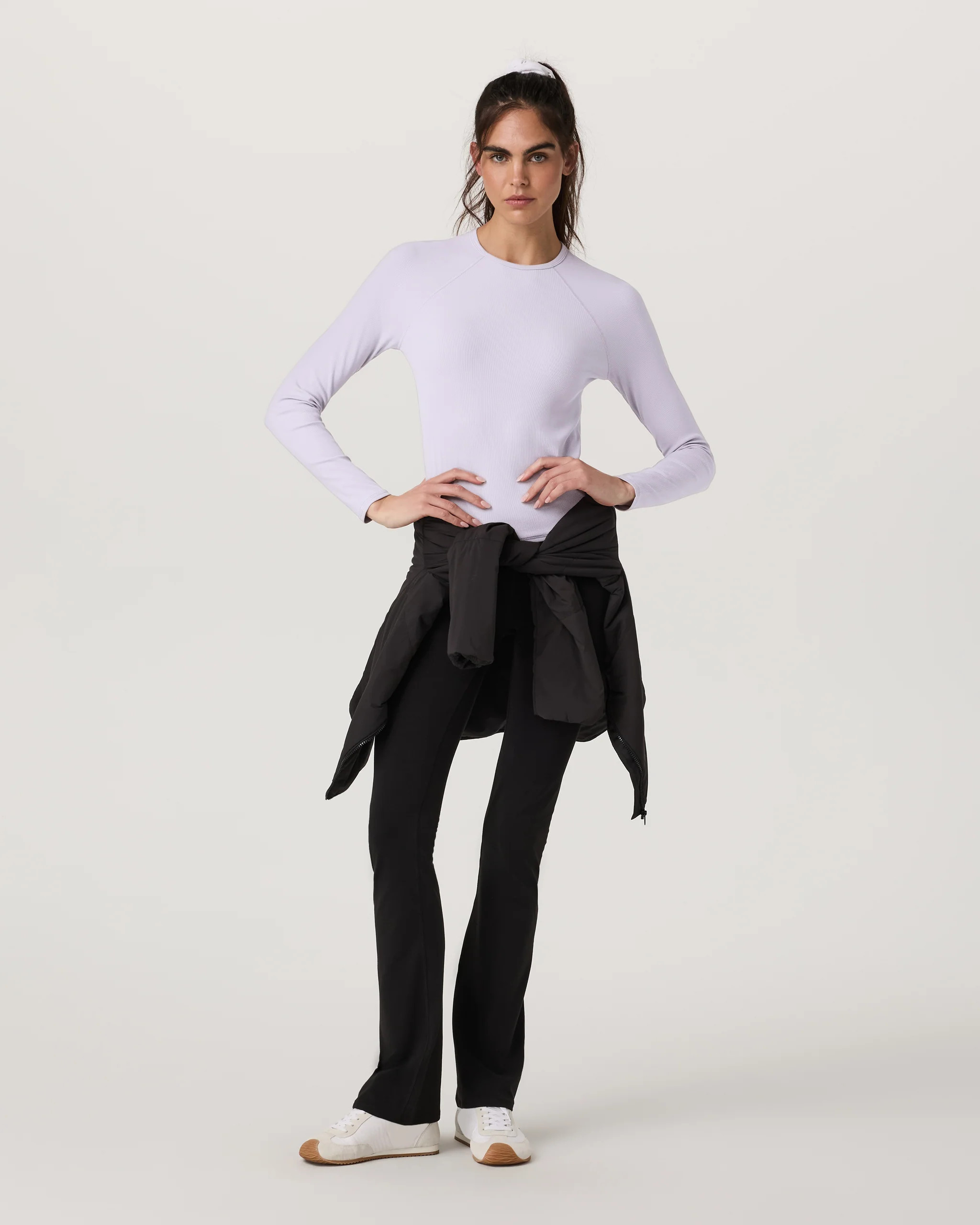 Long Sleeve Pose Crew | Women's Lavender Ice Crewneck | Vuori | Vuori Clothing (US & Canada)