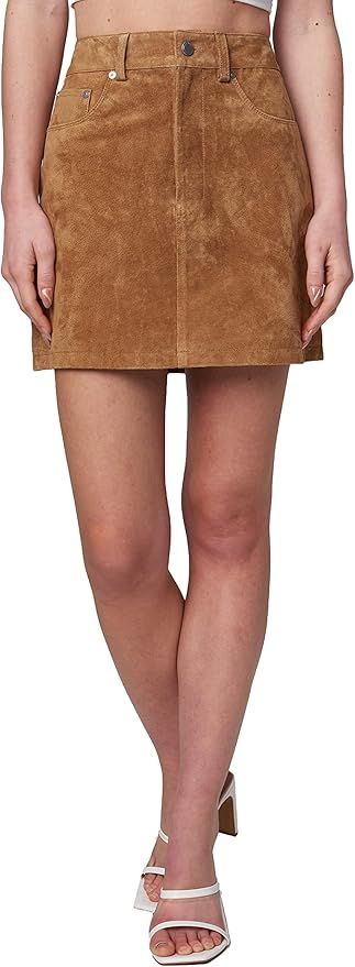 [BLANKNYC] Womens Real Suede Mini SkirtSkirt | Amazon (US)