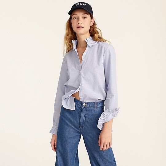 J.Crew: Classic-fit Ruffleneck … curated on LTK