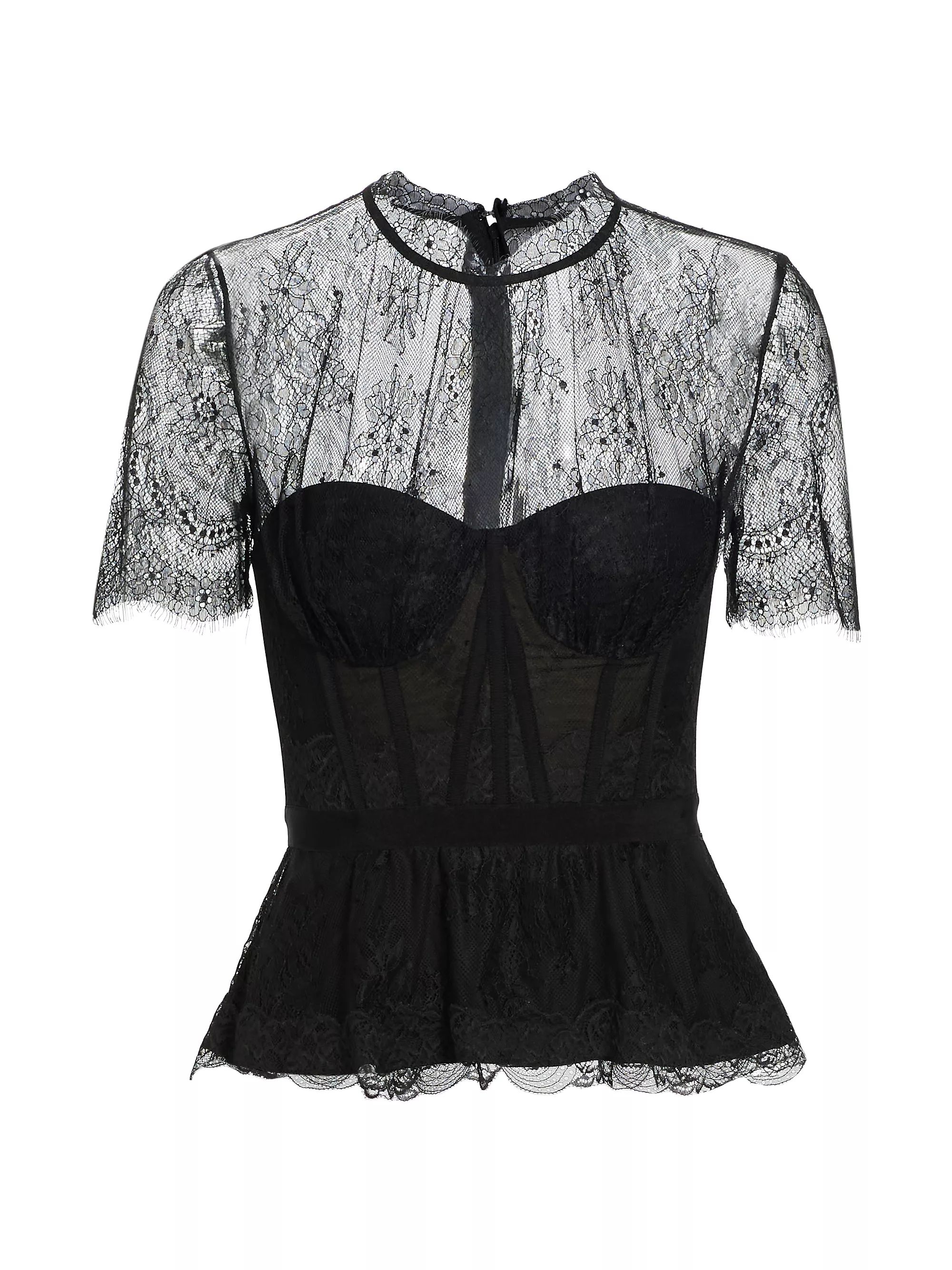 Kehlani Lace Bustier Top | Saks Fifth Avenue