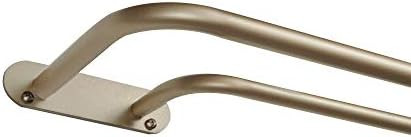 Exclusive Home Fetter Wrap Around Double Curtain Rod, Gold, 36"-72" | Amazon (US)