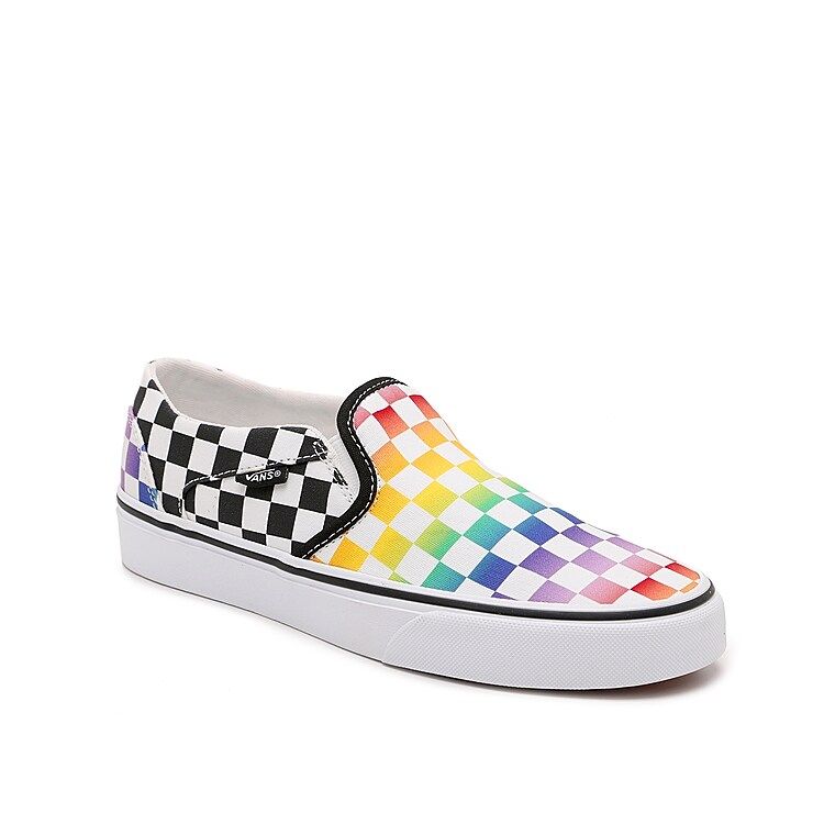 Vans Asher Slip-On Sneaker - Women's - Multicolor - Size 6.5 - Slip-On | DSW