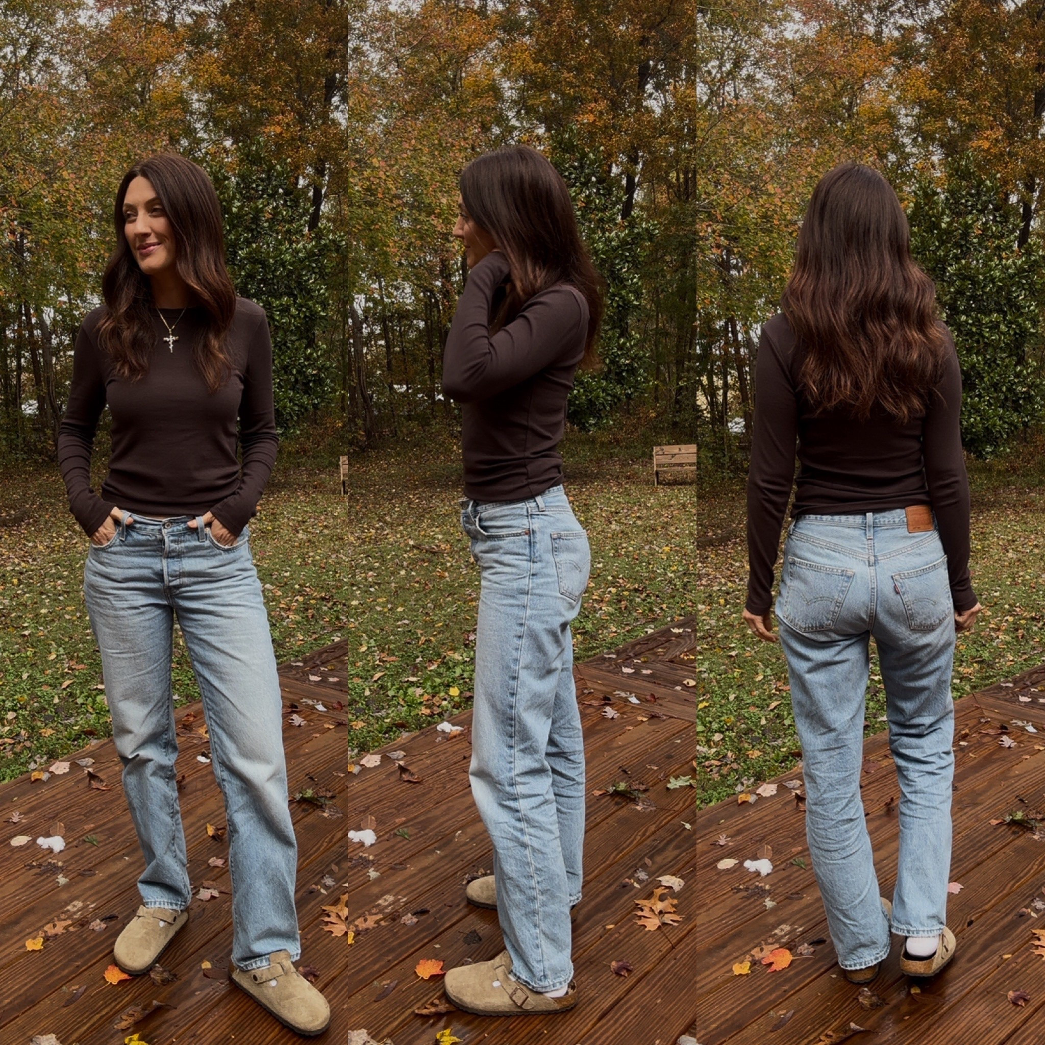 Wearing the 27” denim in 32” length 

#LTKSeasonal #LTKStyleTip #LTKSaleAlert