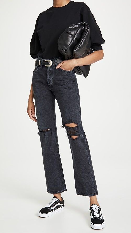 Lana Mid Rise Vintage Straight Jeans | Shopbop