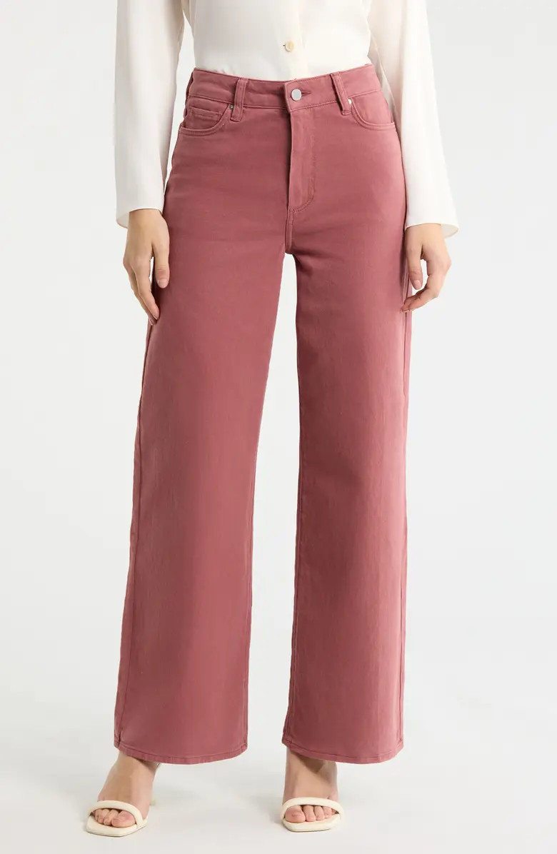 Anessa High Waist Wide Leg Jeans | Nordstrom