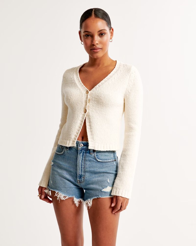 Textural Cardigan | Abercrombie & Fitch (US)