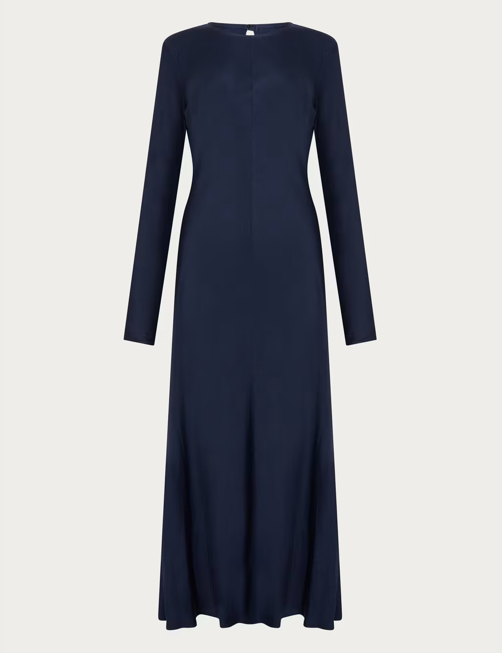 Satin Round Neck Midi Column Dress | Marks & Spencer (UK)