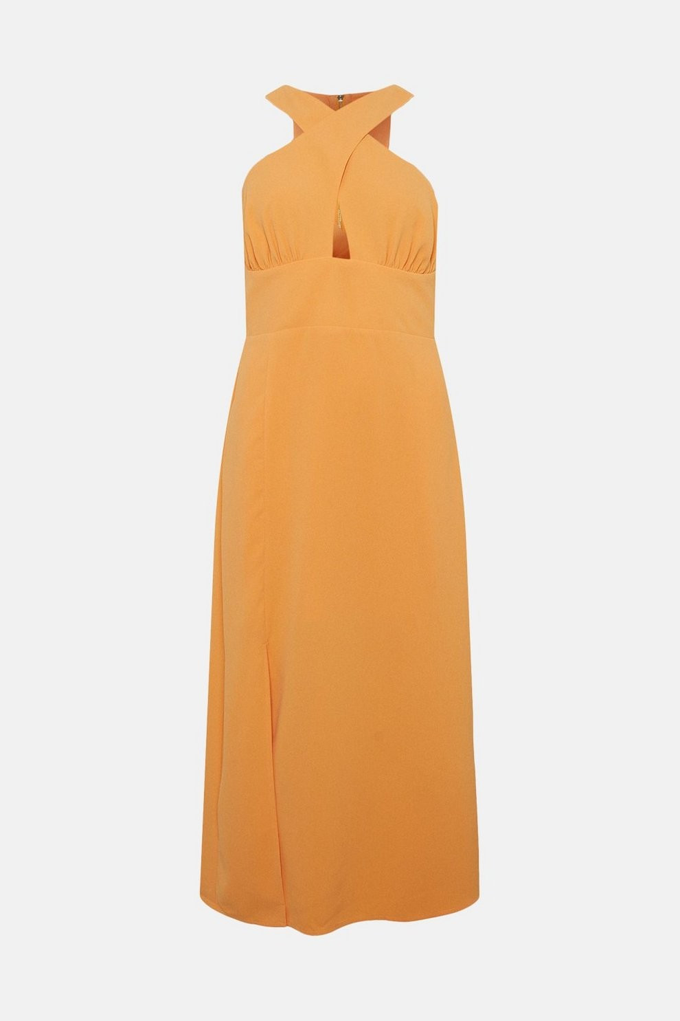Cross Over Detail Midi Dress | Oasis UK & IE 