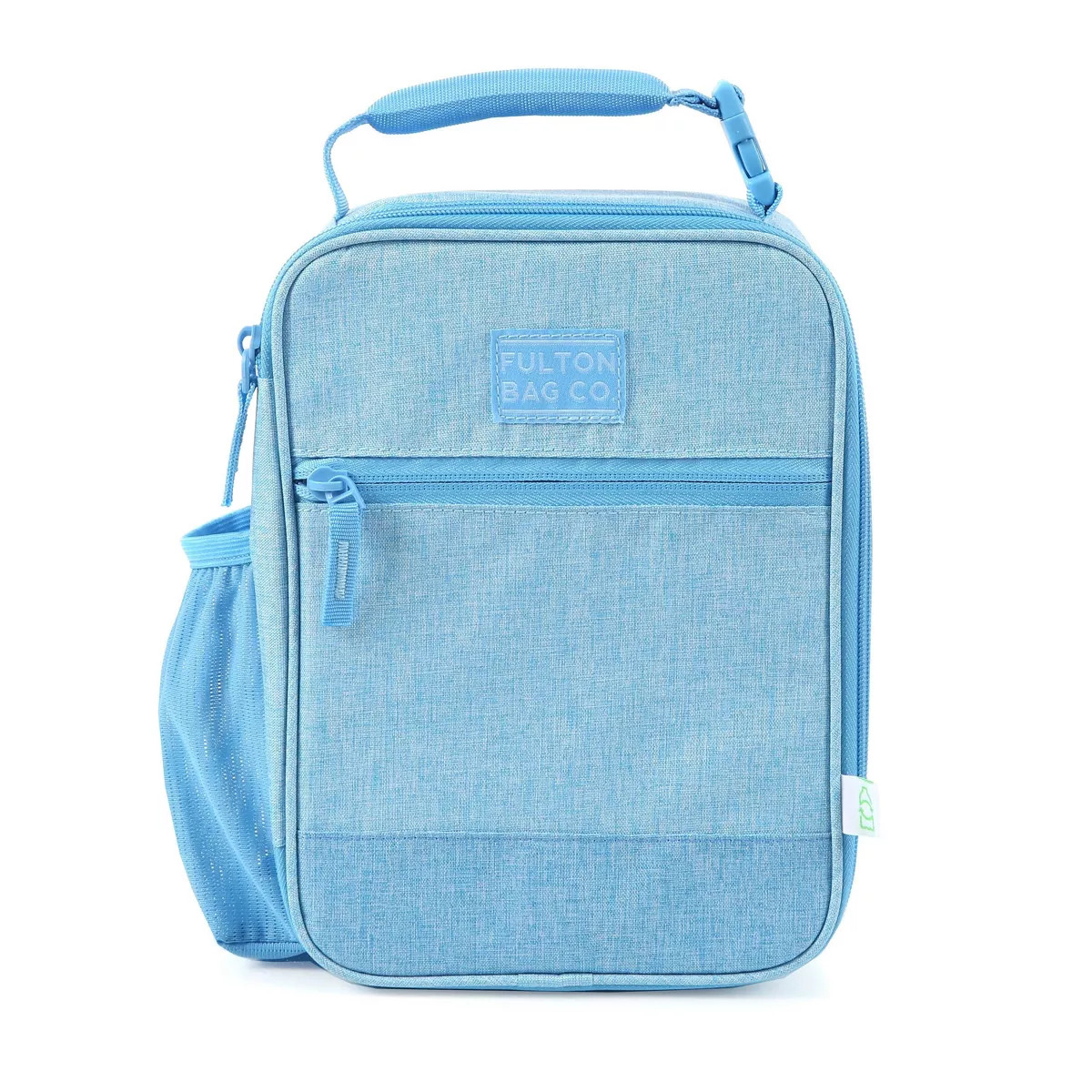 Fulton Bag Co. Upright Lunch Bag - Black: BPA-Free, Solid Pattern, Zipper Closure | Target